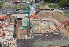 Поставки бетона для школы